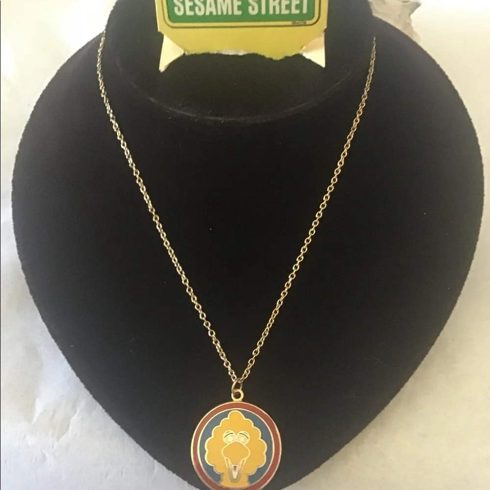 Authentic Sesame Street Big Bird Necklace